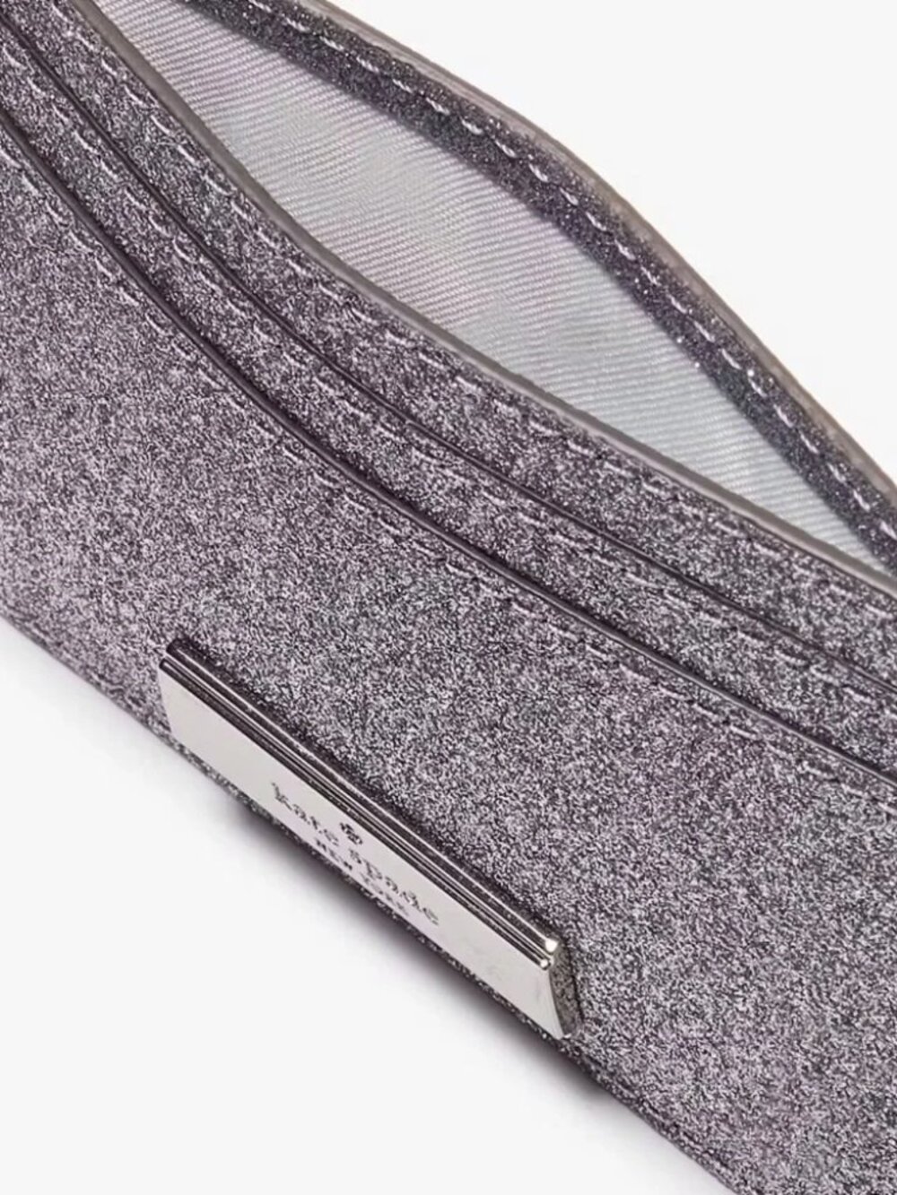 Kate Spade Card Holder | Kenzie Glitter in Candied Flower | NWT - Picture 3 of 4